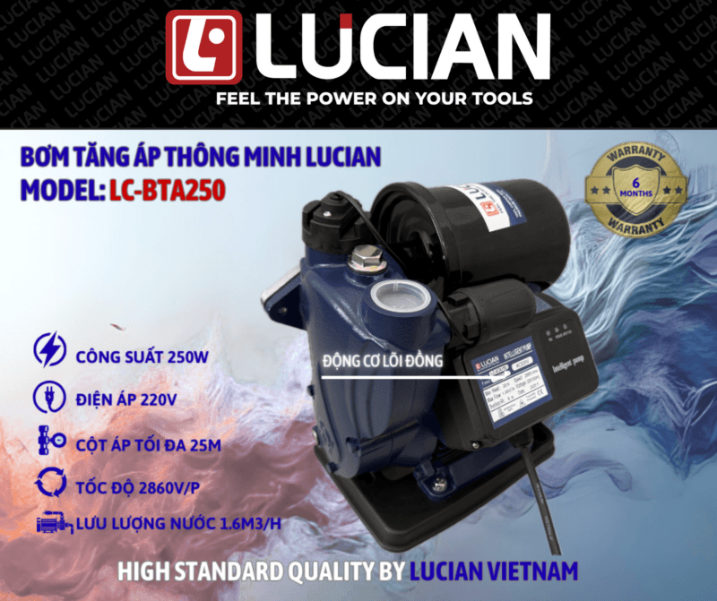 BƠM TĂNG ÁP LUCIAN LC-BTA250