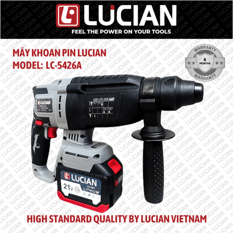 MÁY KHOAN PIN 26MM LUCIAN LC-5426A