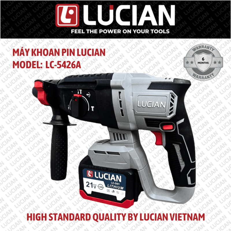 MÁY KHOAN PIN 26MM LUCIAN LC-5426A