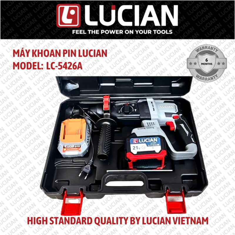 MÁY KHOAN PIN 26MM LUCIAN LC-5426A