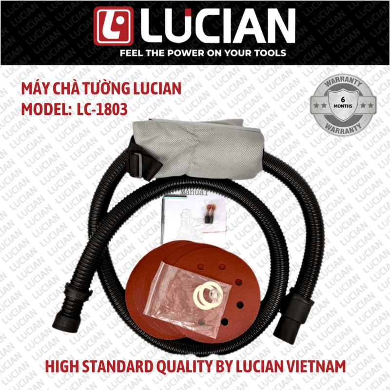 MÁY CHÀ TƯỜNG CẦM TAY LUCIAN LC-1803