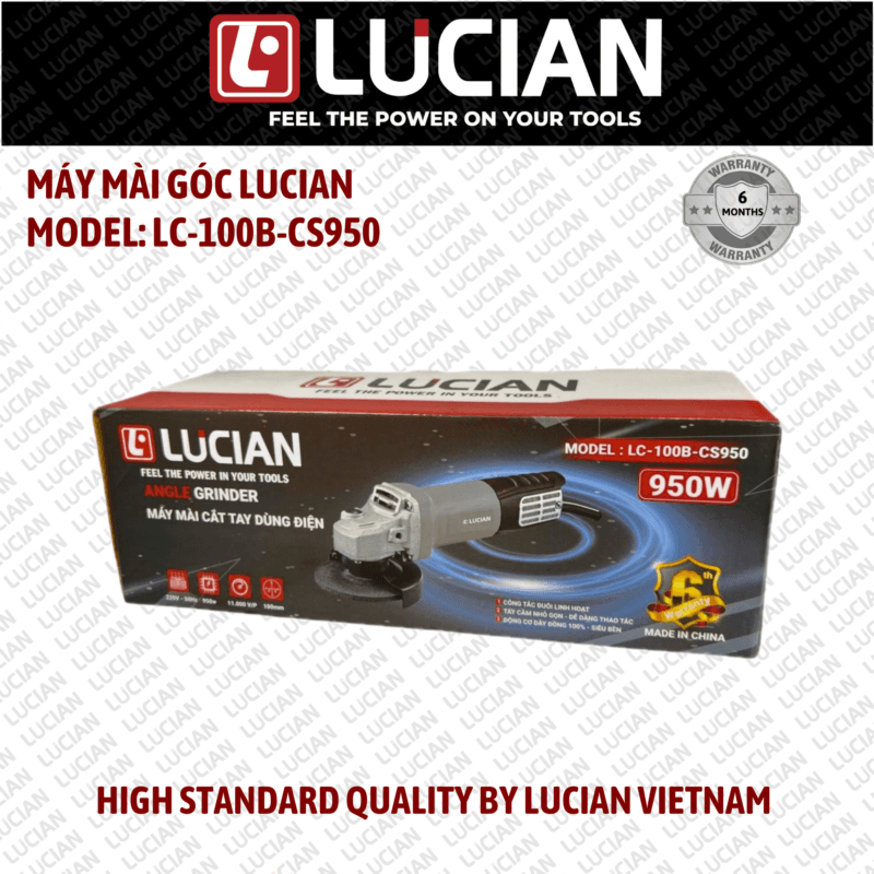 MÁY MÀI GÓC LUCIAN LC-100B-CS950