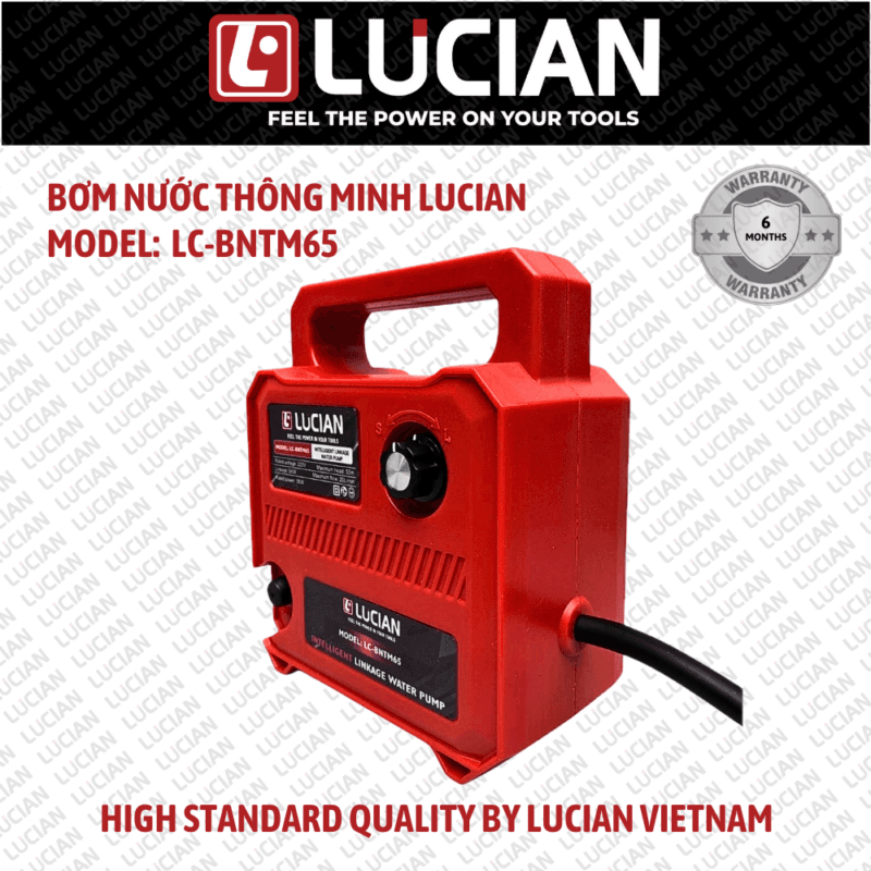MÁY BƠM NƯỚC THÔNG MINH LUCIAN LC-BNTM65