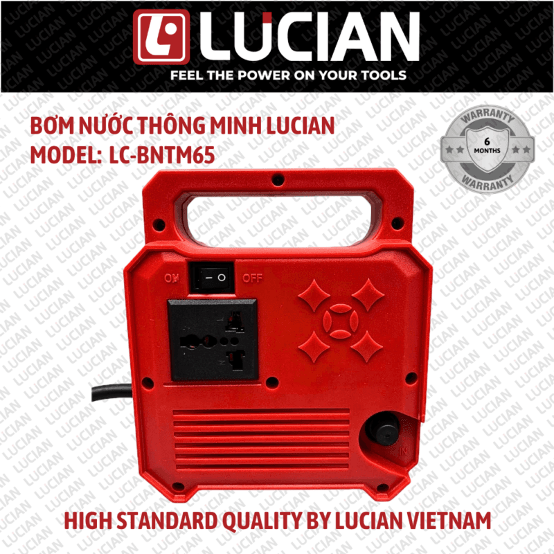 MÁY BƠM NƯỚC THÔNG MINH LUCIAN LC-BNTM65