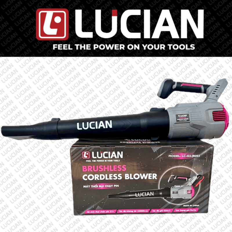 MÁY THỔI LÁ DÙNG PIN LUCIAN LC-G2-JB003