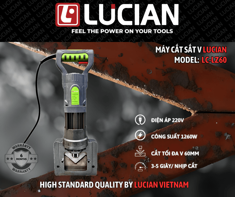 MÁY CHẶT THÉP V LUCIAN LC-LZ60