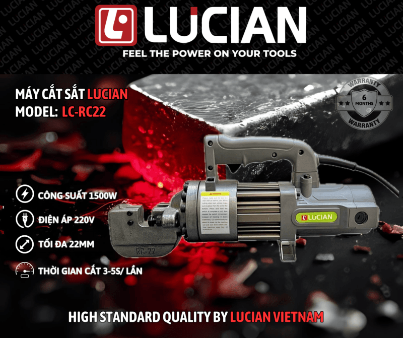 MÁY CẮT SẮT THỦY LỰC LUCIAN LC-RC22