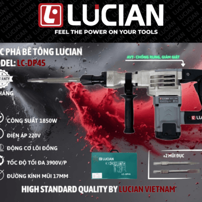 MÁY ĐỤC BÊ TÔNG CỠ TRUNG LUCIAN LC-DP45