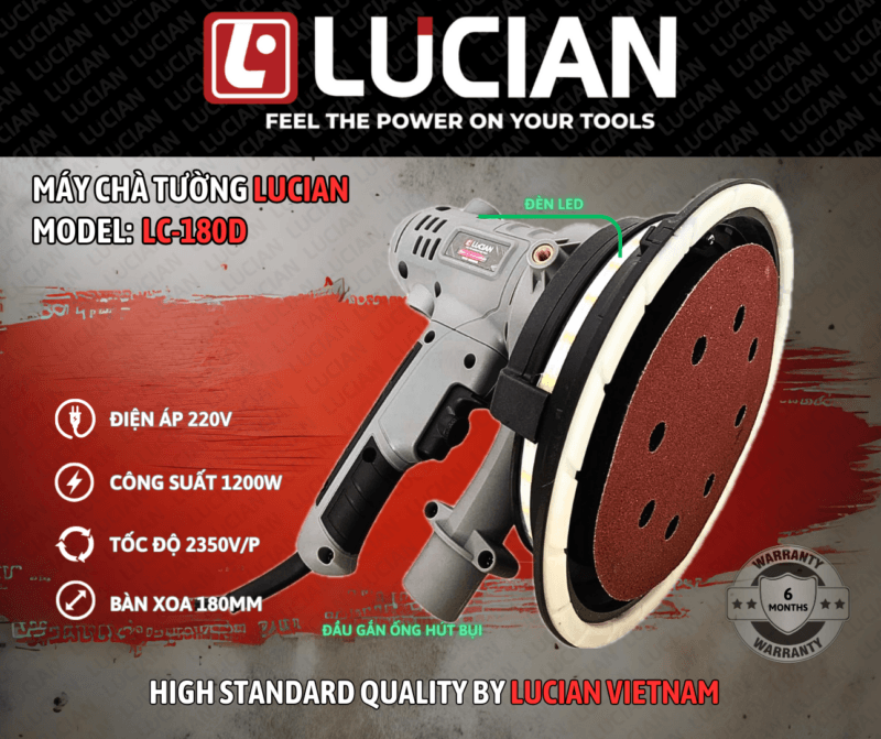 MÁY CHÀ TƯỜNG LUCIAN LC-180D PLUS LED LINE