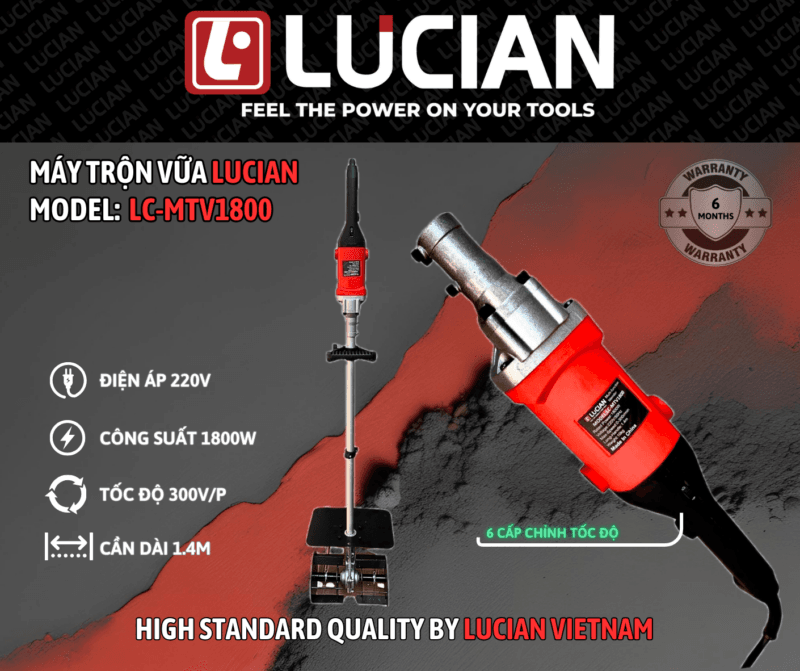 MÁY TRỘN VỮA LUCIAN LC-MTV1800
