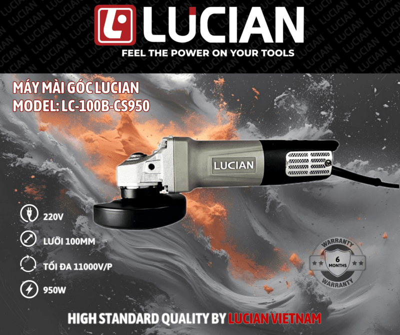 MÁY MÀI GÓC LUCIAN LC-100B-CS950