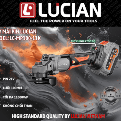 MÁY MÀI PIN KHÔNG CHỔI THAN LUCIAN LC-MP100-11K