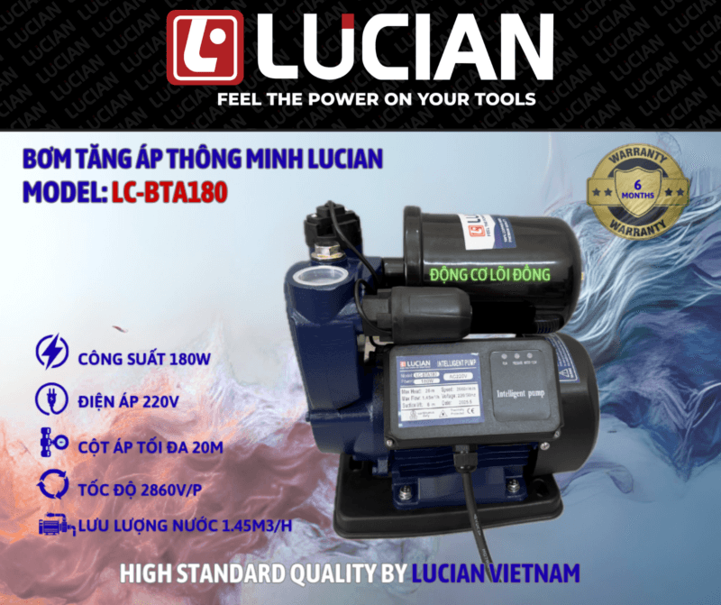BƠM TĂNG ÁP LUCIAN LC-BTA180