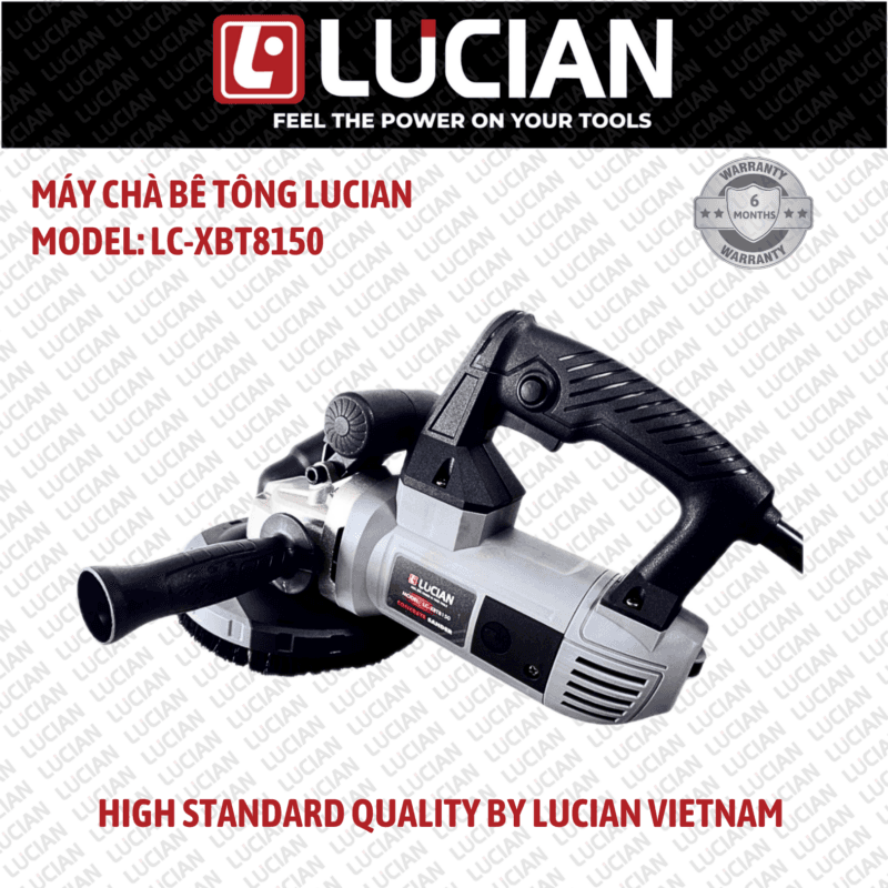 MÁY CHÀ BÊ TÔNG LUCIAN LC-XBT8150