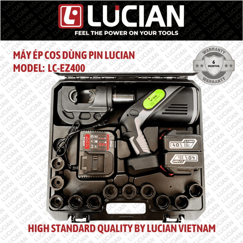 MÁY ÉP COS DÙNG PIN LUCIAN LC-EZ400