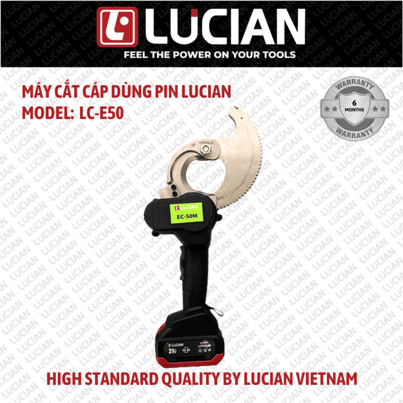 MÁY CẮT CÁP DÙNG PIN LUCIAN LC-EC50