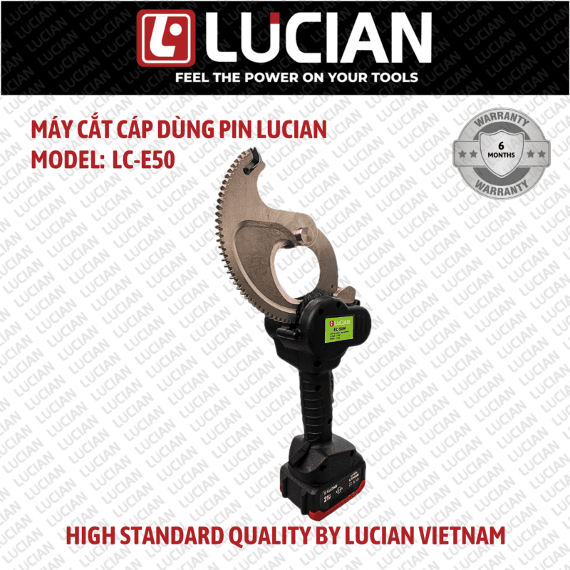 MÁY CẮT CÁP DÙNG PIN LUCIAN LC-EC50