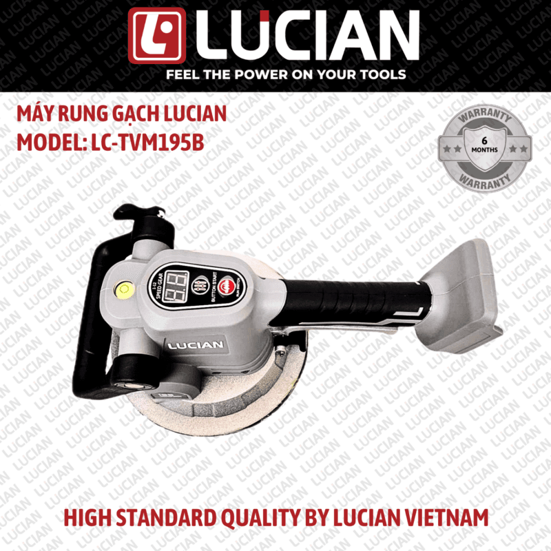 MÁY RUNG GẠCH LUCIAN LC-TVM195B