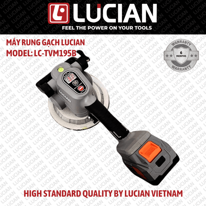 MÁY RUNG GẠCH LUCIAN LC-TVM195B