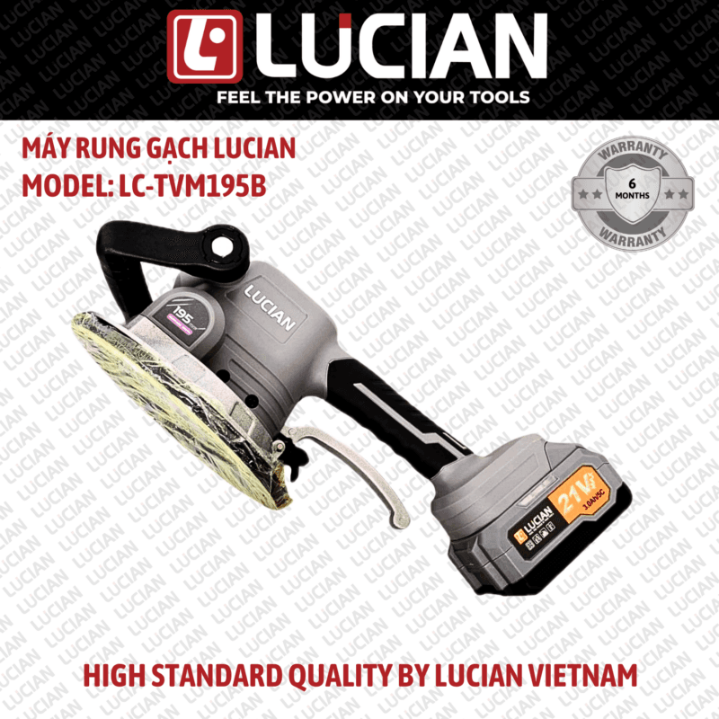 MÁY RUNG GẠCH LUCIAN LC-TVM195B