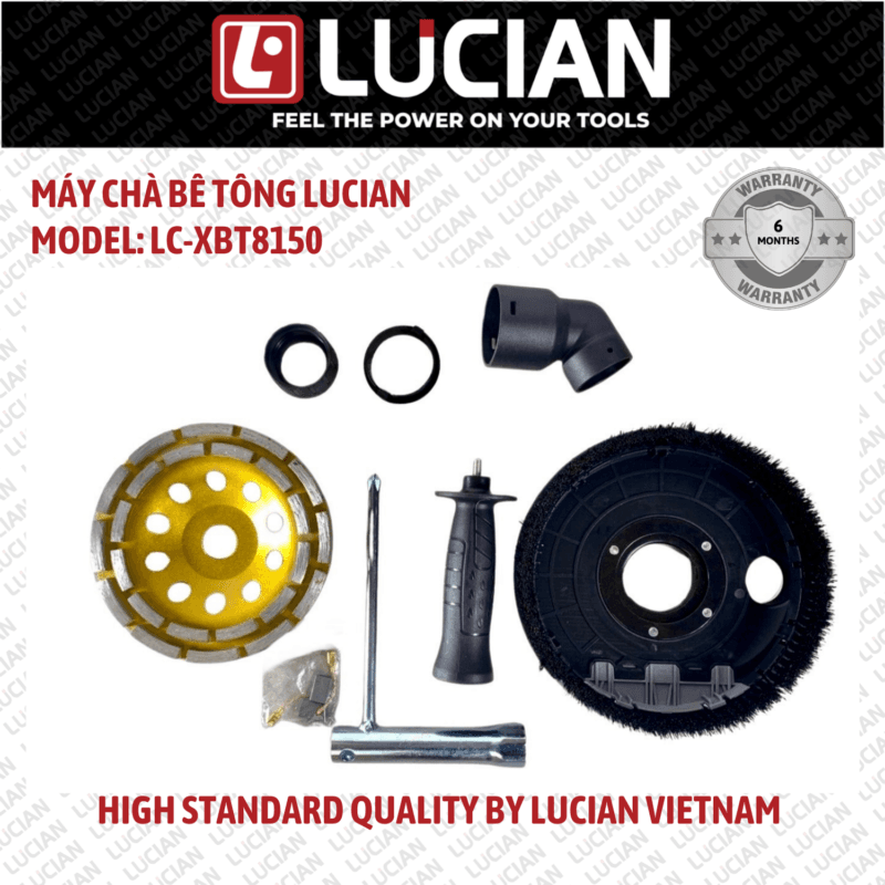 MÁY CHÀ BÊ TÔNG LUCIAN LC-XBT8150