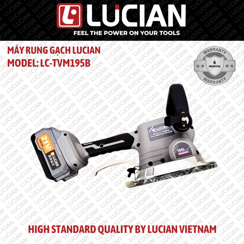 MÁY RUNG GẠCH LUCIAN LC-TVM195B