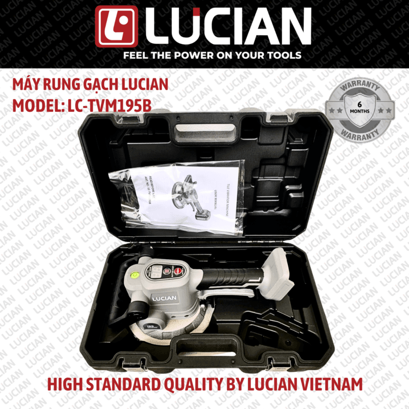 MÁY RUNG GẠCH LUCIAN LC-TVM195B