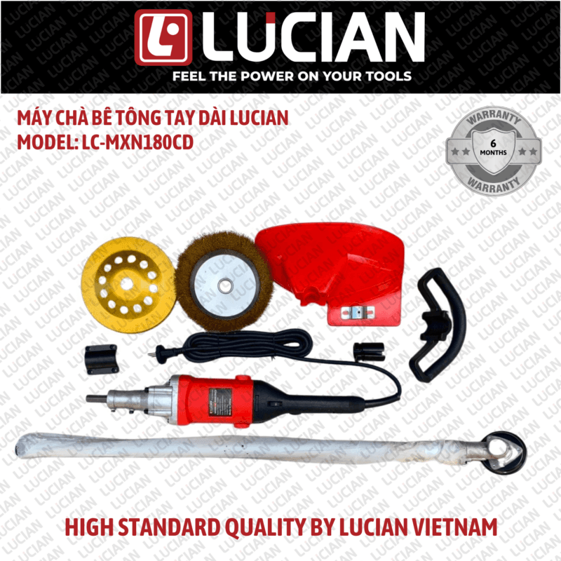 MÁY CHÀ BÊ TÔNG CÁN DÀI LUCIAN LC-MXN180CD