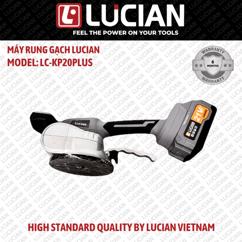MÁY RUNG GẠCH LUCIAN LC-KP20PLUS