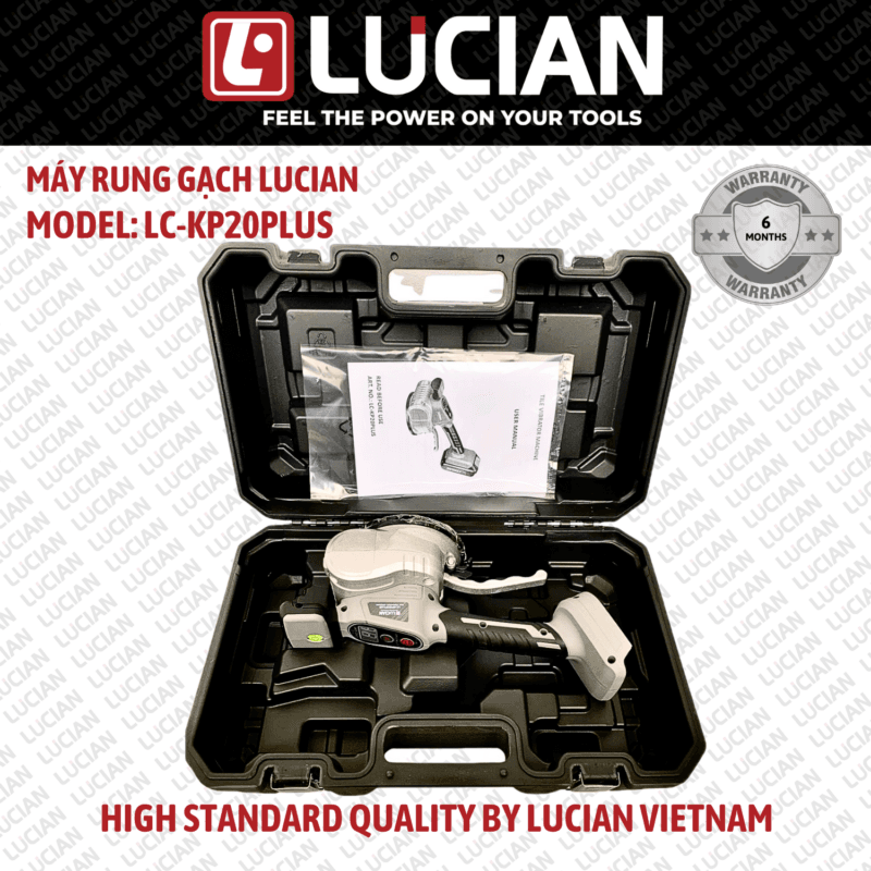 MÁY RUNG GẠCH LUCIAN LC-KP20PLUS