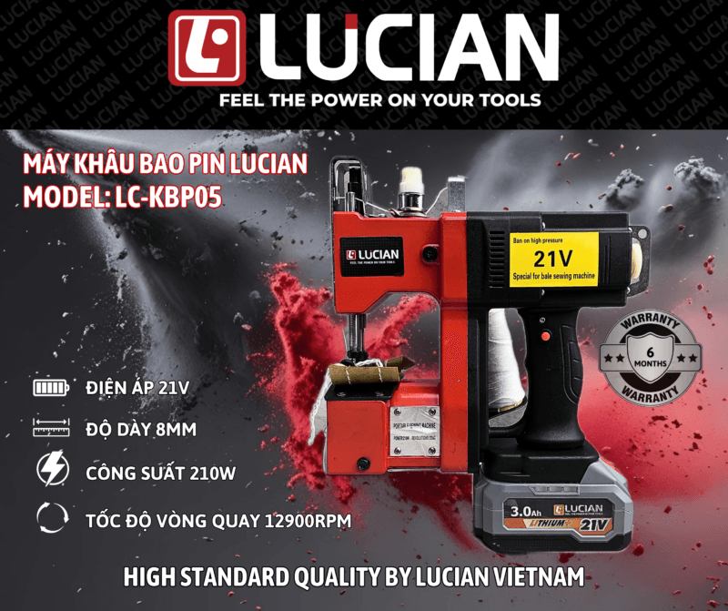 MÁY KHÂU BAO PIN LUCIAN LC-KBP05