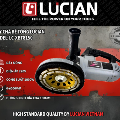 MÁY CHÀ BÊ TÔNG LUCIAN LC-XBT8150