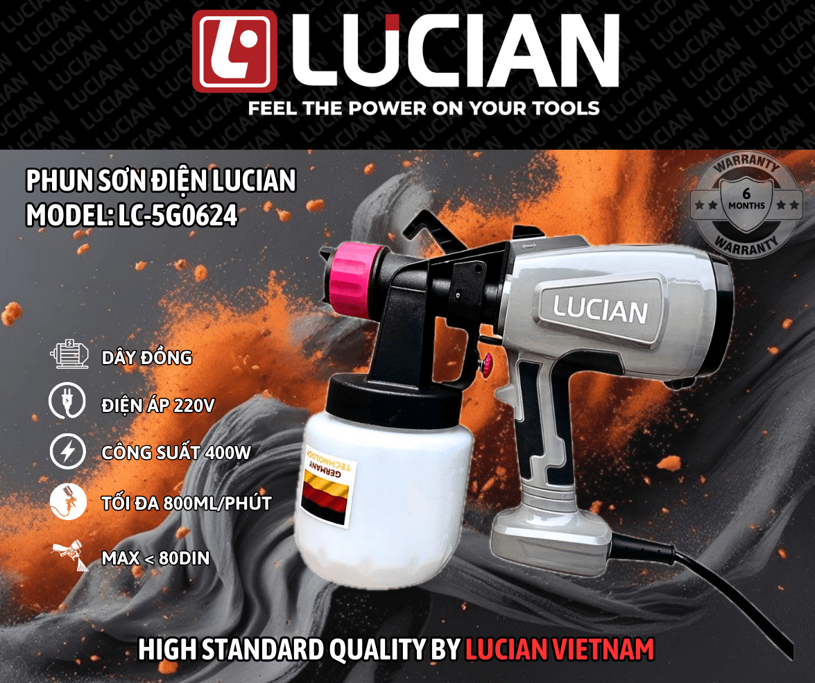 MÁY PHUN SƠN LUCIAN LC-5G0624